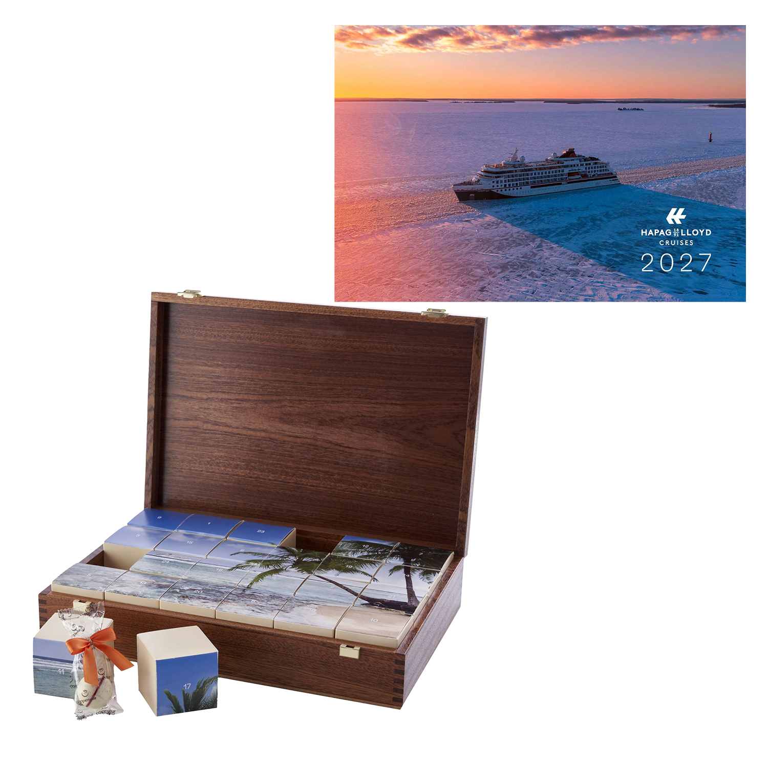 Hapag-Lloyd Cruises Adventskalender – Set Wandkalender